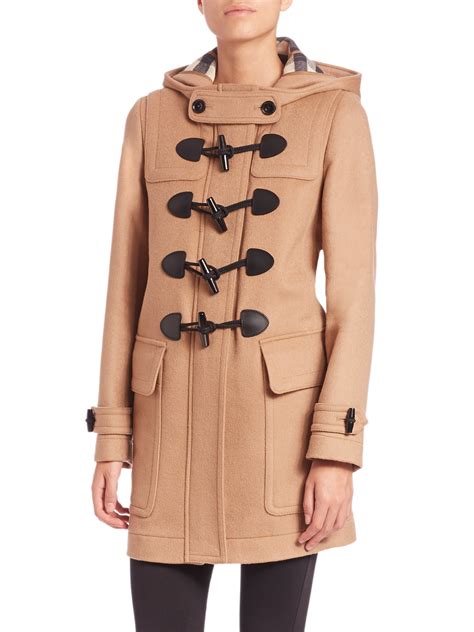 burberry ladies duffle coats|burberry men's coat outlet.